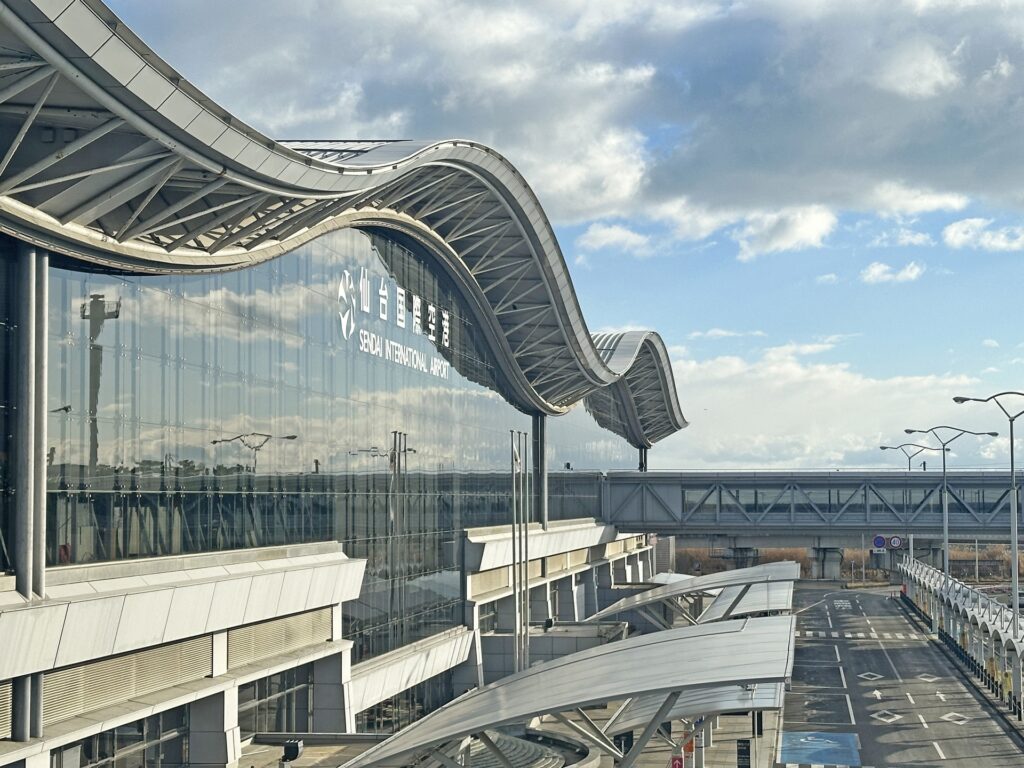 空港でレンタカー